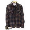 Image 1 : NIXON MENS PLAID WOOL BUTTON UP JACKET