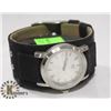 Image 1 : KR3W MENS BLACK RAZOR WATCH