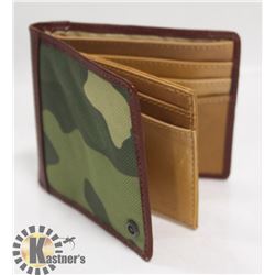 NIXON MENS TAN/CAMO MENS WALLET
