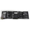 Image 1 : LOT OF 5 BILLABONG BLACK MENS WALLET OUTCLIPS