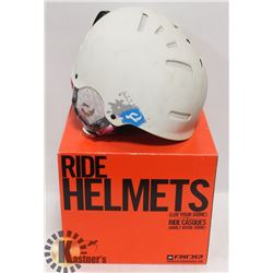RIDE SNOWBOARDS WHITE LADIES WHITE HELMET
