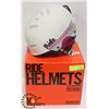 Image 1 : RIDE SNOWBOARDS WHITE LADIES WHITE HELMET