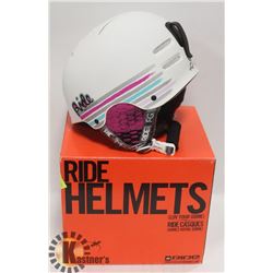 RIDE SNOWBOARDS WHITE LADIES WHITE HELMET