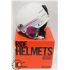 Image 1 : RIDE SNOWBOARDS WHITE LADIES WHITE HELMET