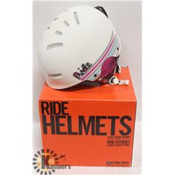 RIDE LADIES WHITE VOGUE SNOW HELMET