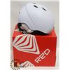 Image 1 : RED HIFI WHITE MATTE HELMET