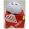 Image 1 : RED HIFI WHITE MATTE HELMET