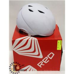 RED HIFI2 WHITE MATTE HELMET