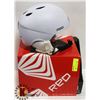 Image 1 : RED HIFI WHITE MATTE HELMET