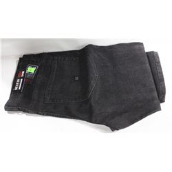 KR3W K-SLIM TRUE SLIM FIT MENS BLACK DENIM JEANS