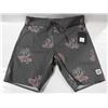 Image 1 : BRIXTON BARGE TRUNK BLACK/PINK MENS SHORTS