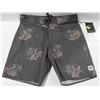 Image 1 : BRIXTON BARGE TRUNK BLACK/PINK MENS SHORTS