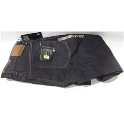 VOLCOM SOLVER MODERN STRAIGHT MENS DARK WASH JEANS