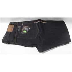 VOLCOM SOLVER MODERN STRAIGHT MENS DARK WASH JEANS