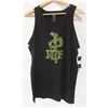 Image 1 : RED DRAGON MENS BLACK LOGO TANK TOP