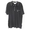 Image 1 : WESC MENS BLACK/WHITE PULLOVER POLO SHIRT