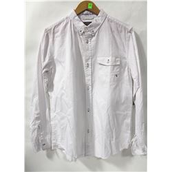 FOURSTAR MENS WHITE LONG SLEEVE BUTTON UP CLASSIC
