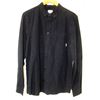 Image 1 : ELEMENT MENS LONG SLEEVE NAVY BUTTON UP DRESS