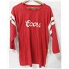 Image 1 : BRIXTON MENS RED 3/4 LENGTH COORS SHIRT