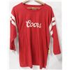 Image 1 : BRIXTON MENS RED 3/4 LENGTH COORS SHIRT