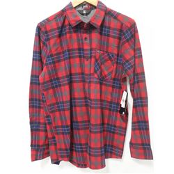 VOLCOM MENS CADEN PLAID MODERN FIT LONG SLEEVE