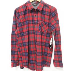 VOLCOM MENS CADEN PLAID MODERN FIT LONG SLEEVE