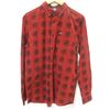Image 1 : VOLCOM MEN MAXWELL MODERN FIT RED/BLACK PLAID LONG