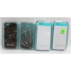 BUNDLE OF 4 DIAMOND BRAND SNAP ON PHONE CASE FOR
