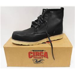 CIRCA PINNACLE BLACK/WHITE MENS BOOTS SIZE 10.5