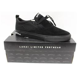 LAKAI MOTORHEAD RILEY2 BLACK/WHITE SUEDE MENS SHOE