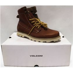 VOLCOM SNIFFING TON MENS RUST BOOT SIZE 9