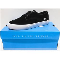 LAKAI RILEY BLACK SUEDE MENS SHOE SIZE 13