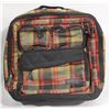 Image 1 : BURTON RED/TAN PLAID DJ BAG