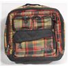 Image 1 : BURTON RED/TAN PLAID DJ BAG