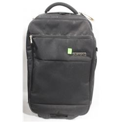 BURTON BLACK ROLLING LUGGAGE BAG
