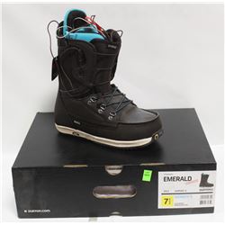 BURTON WOMENS EMERALD SUPPORT 5 DEEP BROWN