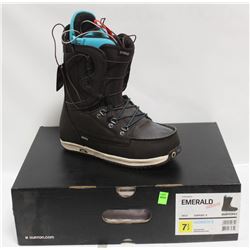 BURTON WOMENS EMERALD SUPPORT 5 DEEP BROWN