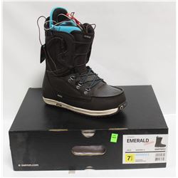 BURTON WOMENS EMERALD SUPPORT 5 DEEP BROWN