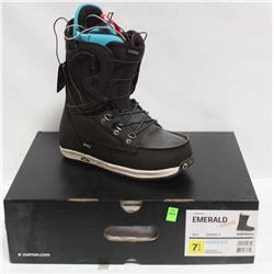 BURTON WOMENS EMERALD SUPPORT 5 DEEP BROWN