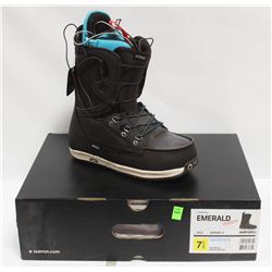 BURTON WOMENS EMERALD SUPPORT 5 DEEP BROWN