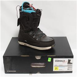 BURTON WOMENS EMERALD SUPPORT 5 DEEP BROWN