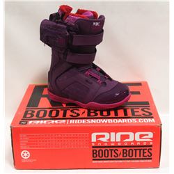 RIDE LOCKET 12+ WOMENS PURPLE SNOWBOARD BOOTS
