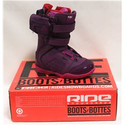 RIDE LOCKET 12+ WOMENS PURPLE SNOWBOARD BOOTS