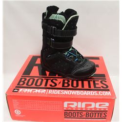 RIDE LOCKET WOMENS BLACK SNOWBOARDING BOOTS