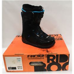 RIDE HAZE BLACK WOMENS SNOWBOARD BOOTS