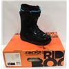 Image 1 : RIDE HAZE BLACK WOMENS SNOWBOARD BOOTS