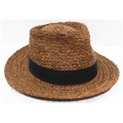 BRIXTON CROSBY 2 BROWN FEDORA SIZE MEDIUM