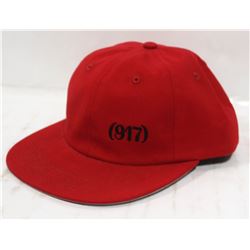 NINEONESEVEN RED SNAPBACK LOGO BALL CAP