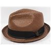 Image 1 : BRIXTON CASTOR BROWN BLACK GOLD FEDORA