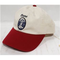 BRIXTON COORS WHITE/RED ADJUSTABLE BALL CAP
